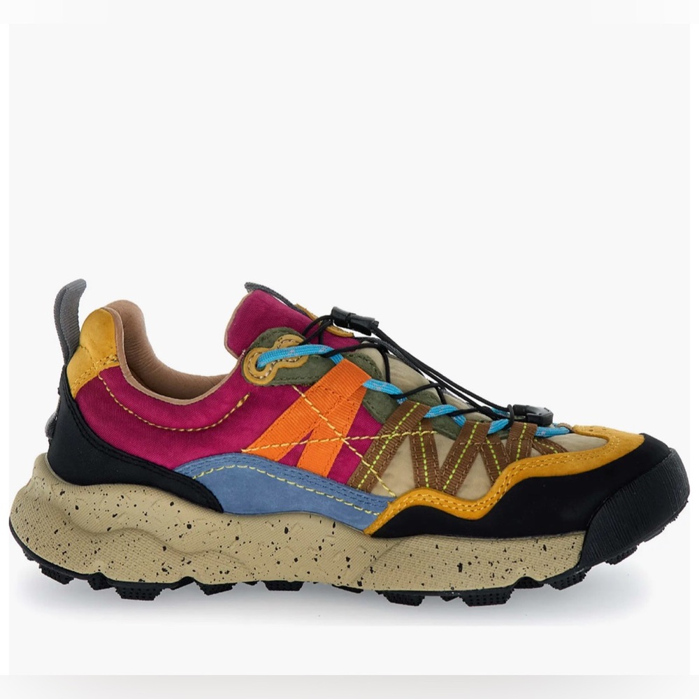 NWT Flower Mountain Iwano 2 Waterproof Hiking Shoe on Black-Dark Grey - Picture 3 of 14